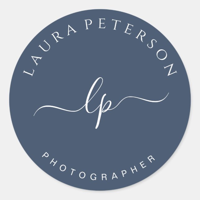 Adesivo Caligrafia simples e elegante (Frente)