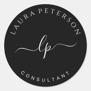 Adesivo Caligrafia simples e elegante de script