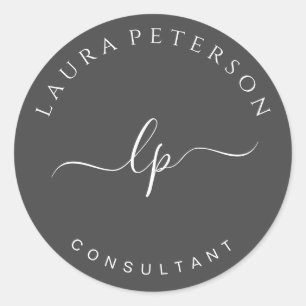 Adesivo Caligrafia simples e elegante de script