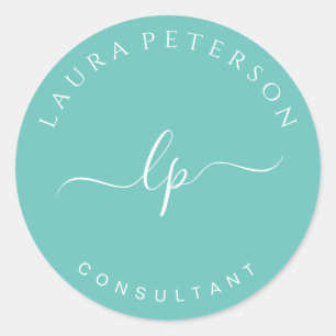 Adesivo Caligrafia simples e elegante de script