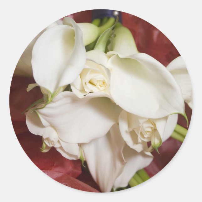 Adesivo Calla Lilly buquê (Frente)