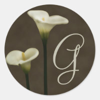 Calla Lily G Envelope Seal