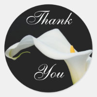 Calla Lily Obrigado Sticker/Seal