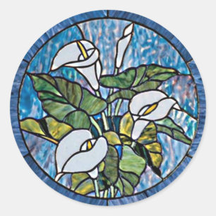 Adesivo Calla Lily Stain Glass