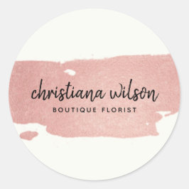 Adesivo CALLIGRÁFICA DO ROLO DO RAMO NEGRO rosa DOURADO