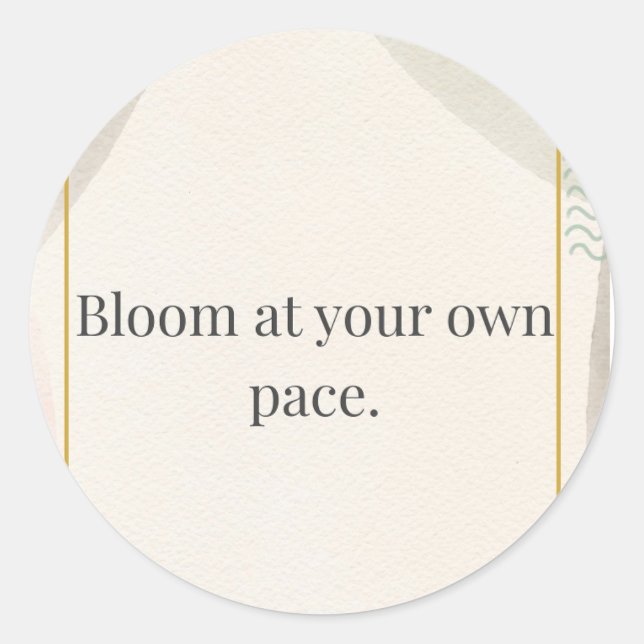 Adesivo Calm Daily Reminder (Frente)