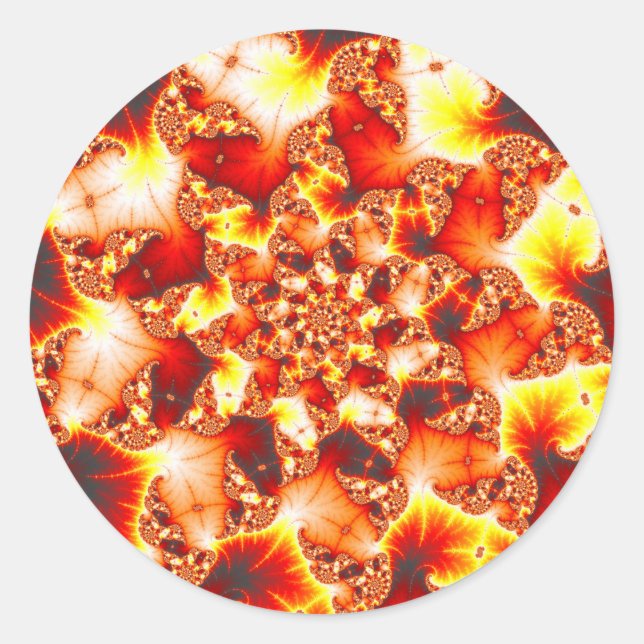 Adesivo Calor reativo - Fractal (Frente)