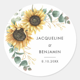 Adesivo Calyptus Wedding Floral Sunflower