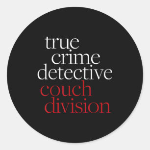 Adesivo Cama de Detetive de Crime Real Introv de Fã de Cri