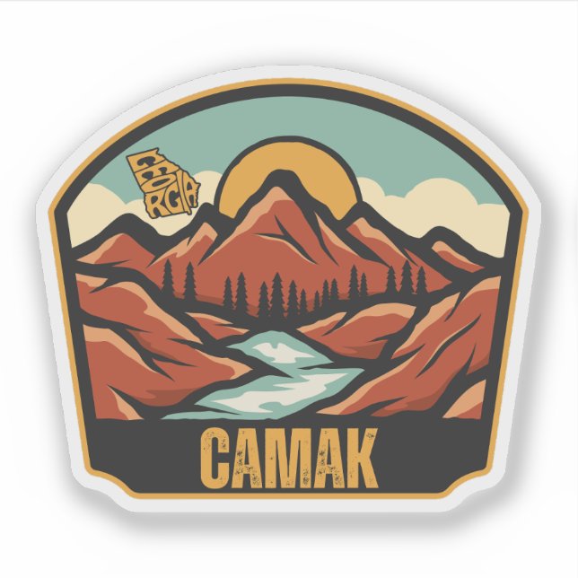 Adesivo Camak, Geórgia (Frente)