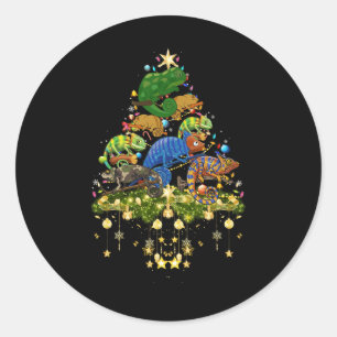 Adesivo Camaleões Camaleões de Natal Camaleão de Férias