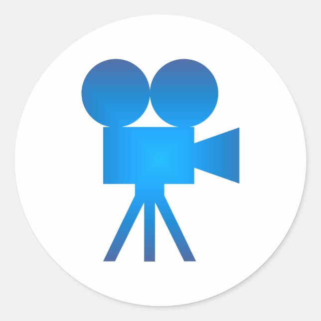 Adesivo Câmara de filmar movie camera (Frente)