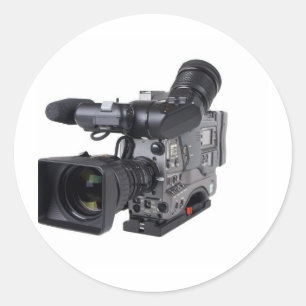 Adesivo câmara de vídeo profissional