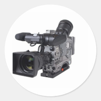Adesivo câmara de vídeo profissional
