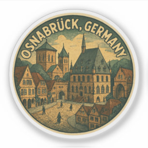 Adesivo Câmara Municipal de Osnabrück Alemanha