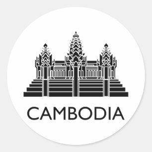 Adesivo Cambodia Angkor Wat