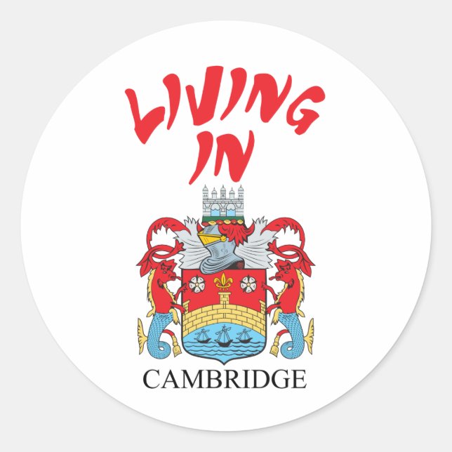 Adesivo Cambridge casaco de braços (Frente)