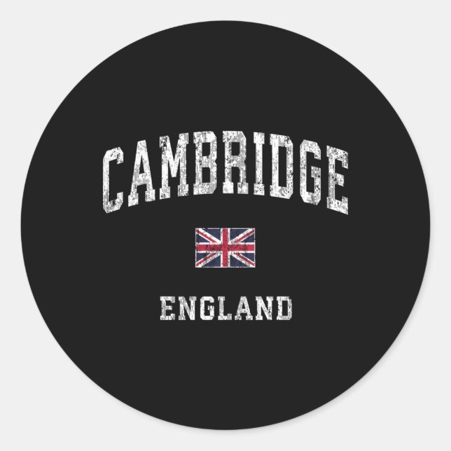 Adesivo Cambridge England Athletic Sports (Frente)