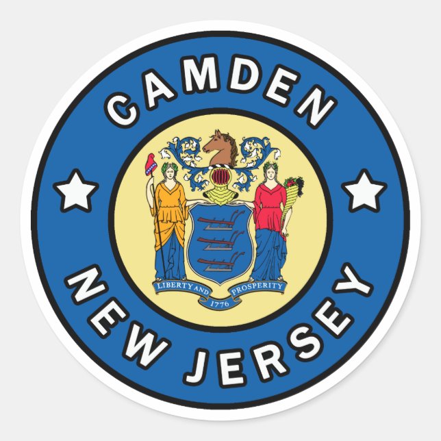 Adesivo Camden New Jersey (Frente)