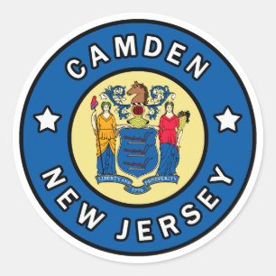 Adesivo Camden New Jersey