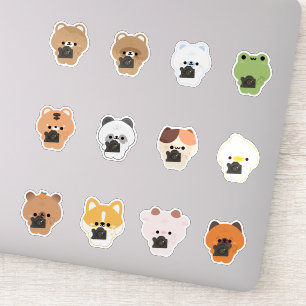 Adesivo Câmera Animais