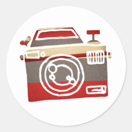 Adesivo Câmera Fofa Amor Coração Fotografia Gráficos Festa