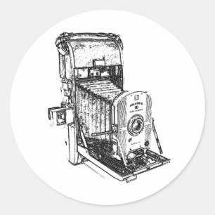 Adesivo Câmera Vintage Antique