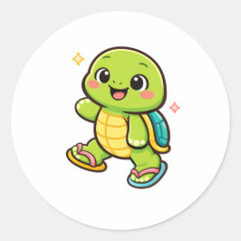 Adesivo Caminhada de Chinelos