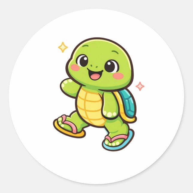 Adesivo Caminhada de Chinelos (Frente)