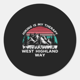 Adesivo Caminhada na trilha west highland para homens é te