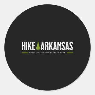 Adesivo Caminhada no Arkansas Pinnacle Mountain State Park