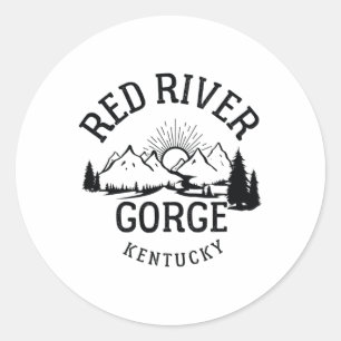 Adesivo Caminhada no Red River Gorge Kentucky Parques Tril