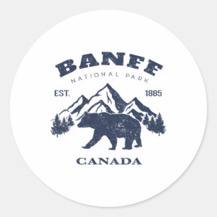 Adesivo Caminhada Souvenir Parque Nacional Banff Canadá Vi