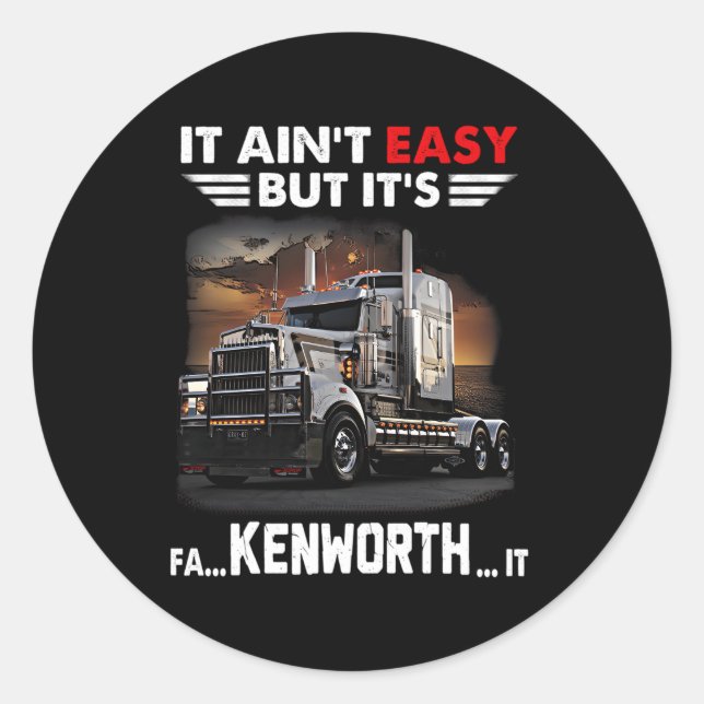 Adesivo Caminhante É Fa Kenworth (Frente)