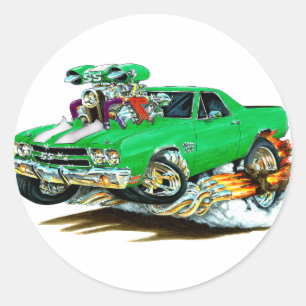 Adesivo Caminhão 1970 Verde-Branco do EL Camino