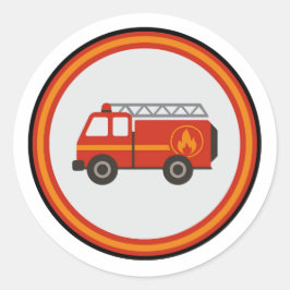 Adesivo Caminhão de bombeiros