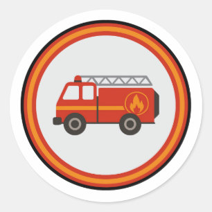 Adesivo Caminhão de bombeiros
