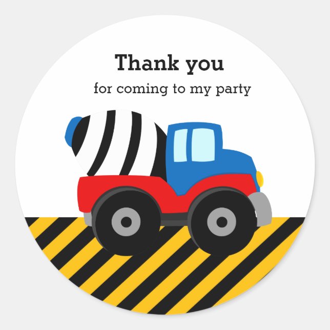 Adesivo Caminhão de Construção (Frente)