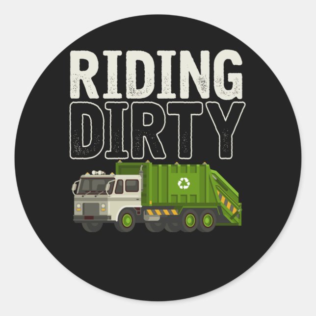 Adesivo Caminhão de Lixo Catita Lixo Dia do Lixo (Frente)