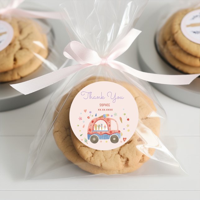 Adesivo Caminhão de sorvete Coca-Colas de aniversário de c (Criador carregado)