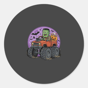Adesivo Caminhão Monstro Frankenstein Gráfico de Halloween