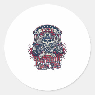 Adesivo Caminhão Monstro Patriótico 1776 Off Road Skull Pe