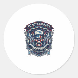 Adesivo Caminhão Monstro Patriótico 1776 Off Road Skull Pe