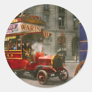 Adesivo Caminhão - Ônibus - O ônibus a motor de Londres