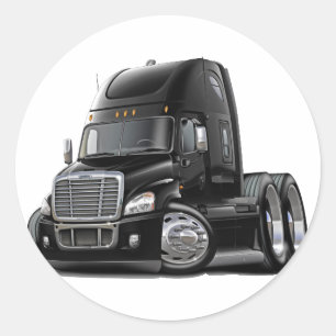 Adesivo Caminhão preto de Freightliner Cascadia