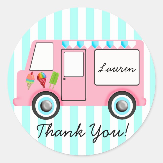 Adesivo Caminhão sorvete (Frente)