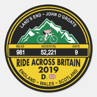 ADESIVO CAMINHO ATRAVÉS DA GRÃ-BRETANHA 2019