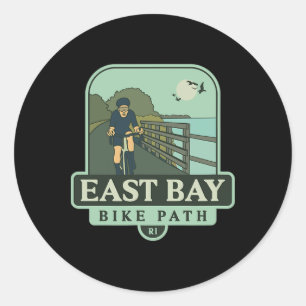 Adesivo Caminho de Bicicleta East Bay - Rhode Island (cicl