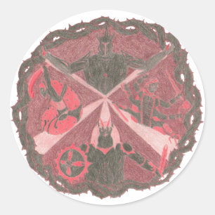 Adesivo "Caminho de um herói" Villains Emblem