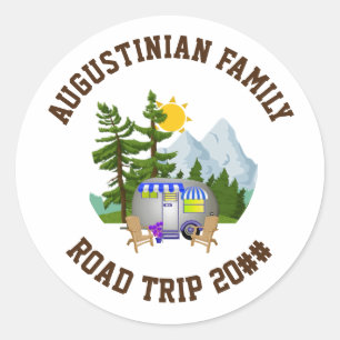 Adesivo Caminho de Viagem Personalizado para a Família